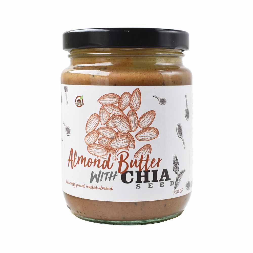 House Of Organix Almond Butter with Chia Seeds 250 Gr