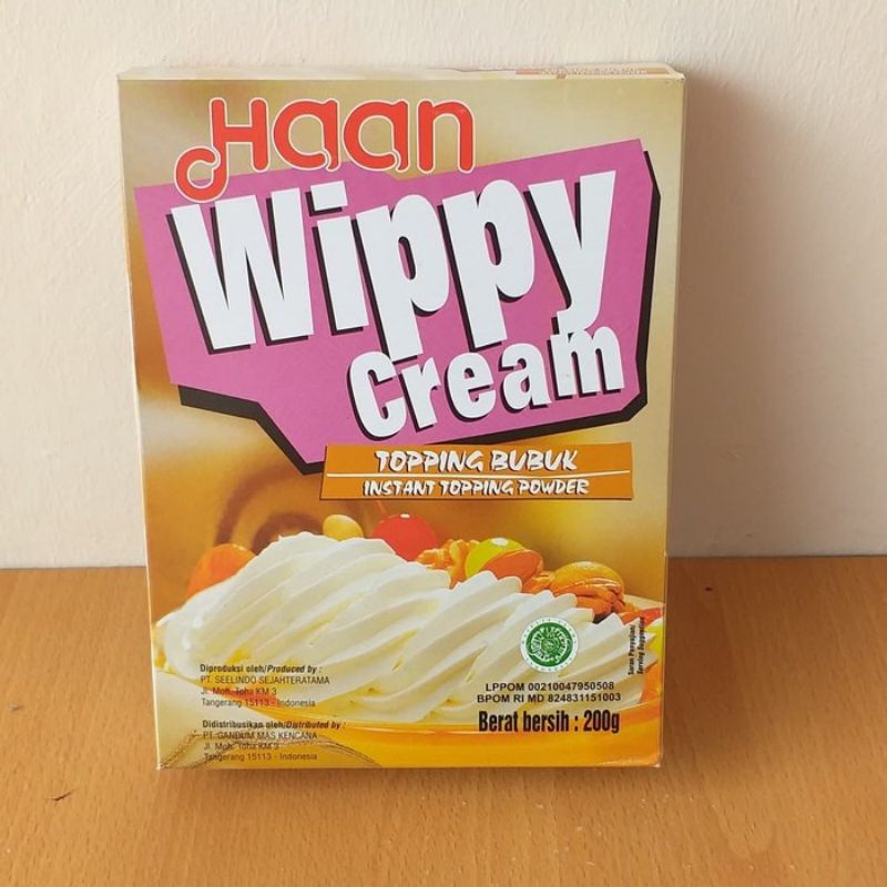 

HAAN WIPPY CREAM 200G