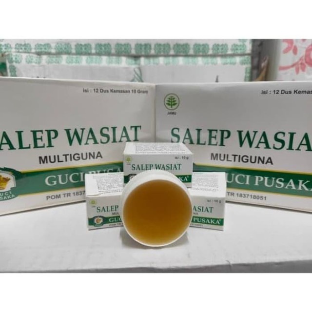 ¯XY¤ Salep Kecantikan Multiguna Salep Guci Pusaka untuk Jerawat dan Gatal Menahun Karena Alergi