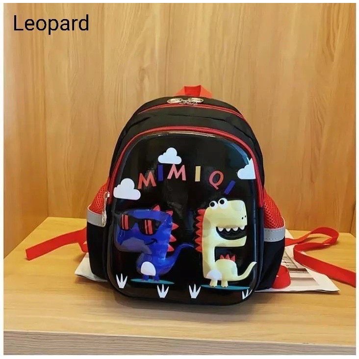 New Ransel Anak Motif MIMIQI DINOSAUR 3D