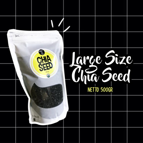 

Chia Seed Organik Mexico - Large Size 500gr