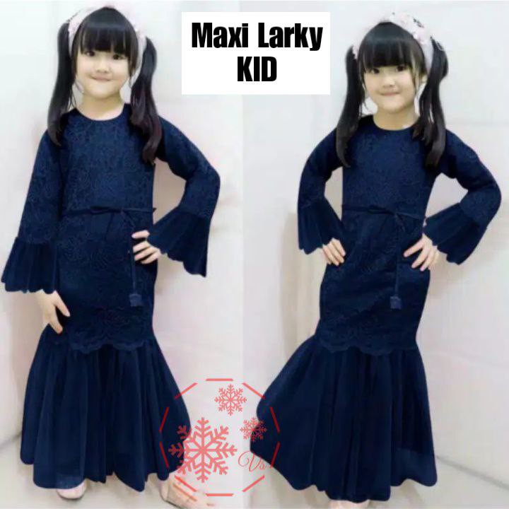 MX LARKY KIDS ANAK / BRUKAT PESTA ANAK WANITA / LENGAN PANJANG