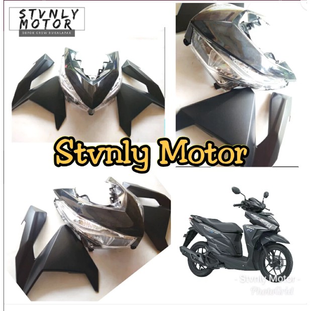 Cover Tameng Depan Plus Lampu Depan Vario 125 Dan 150