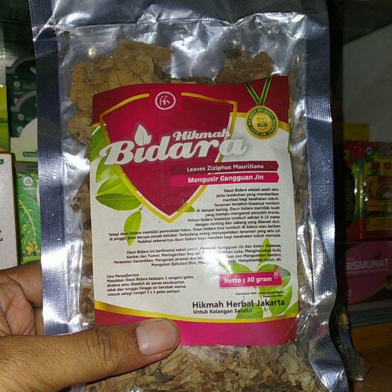 

daun bidara curah 30 gram murni original