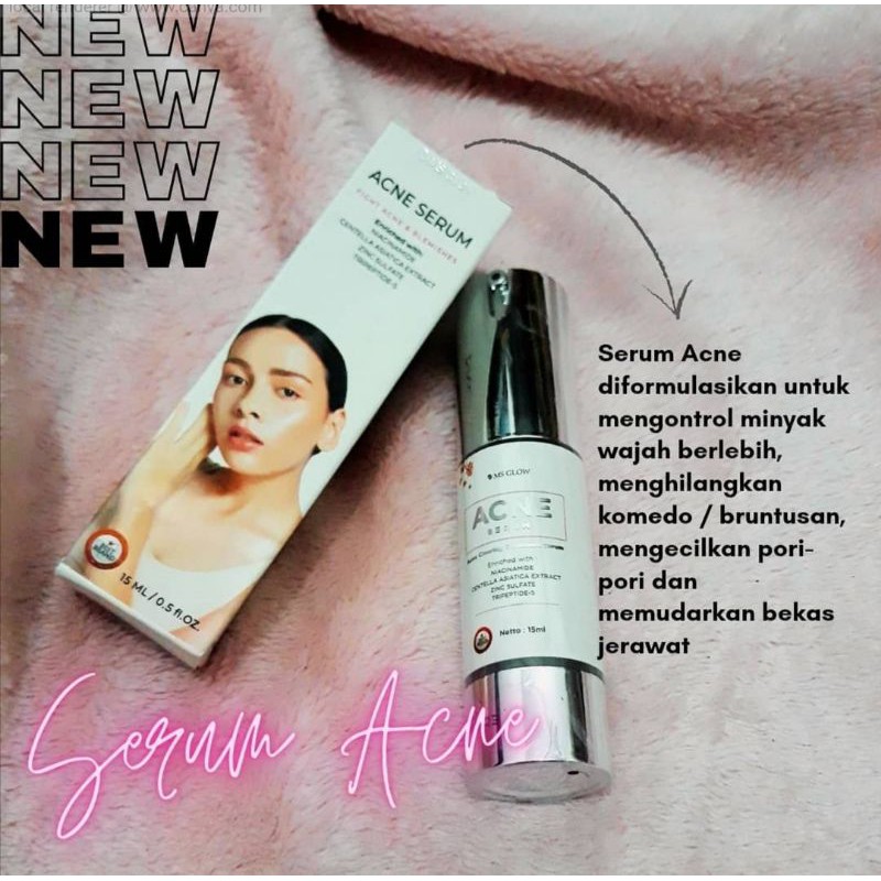 Jual Ms Glow Acne Serum 15ml (baru) | Shopee Indonesia