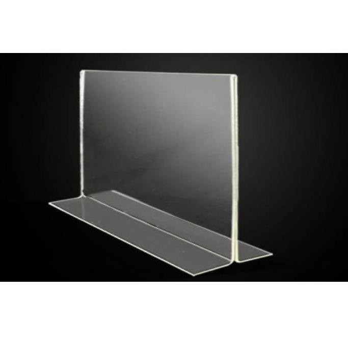 

(P5W6) ☆ TEMPAT BROSUR / TENT HOLDER / TENT CARD AKRILIK DISPLAY 2 SISI A5 //Terbatas@yaa