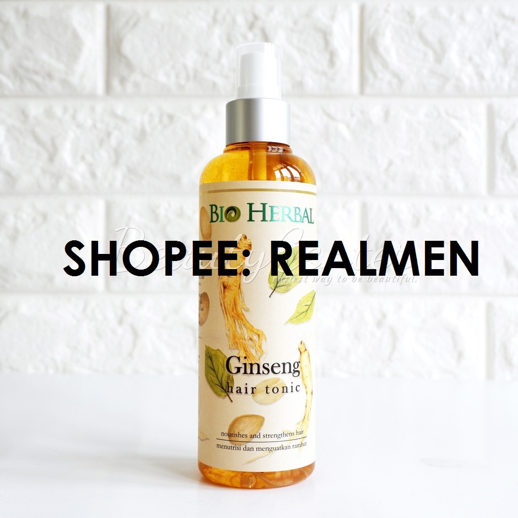 BIO HERBAL Sampo Penguat Rambut Rontok Bio Herbal Ginseng Shampoo &amp; Hair Tonic BPOM