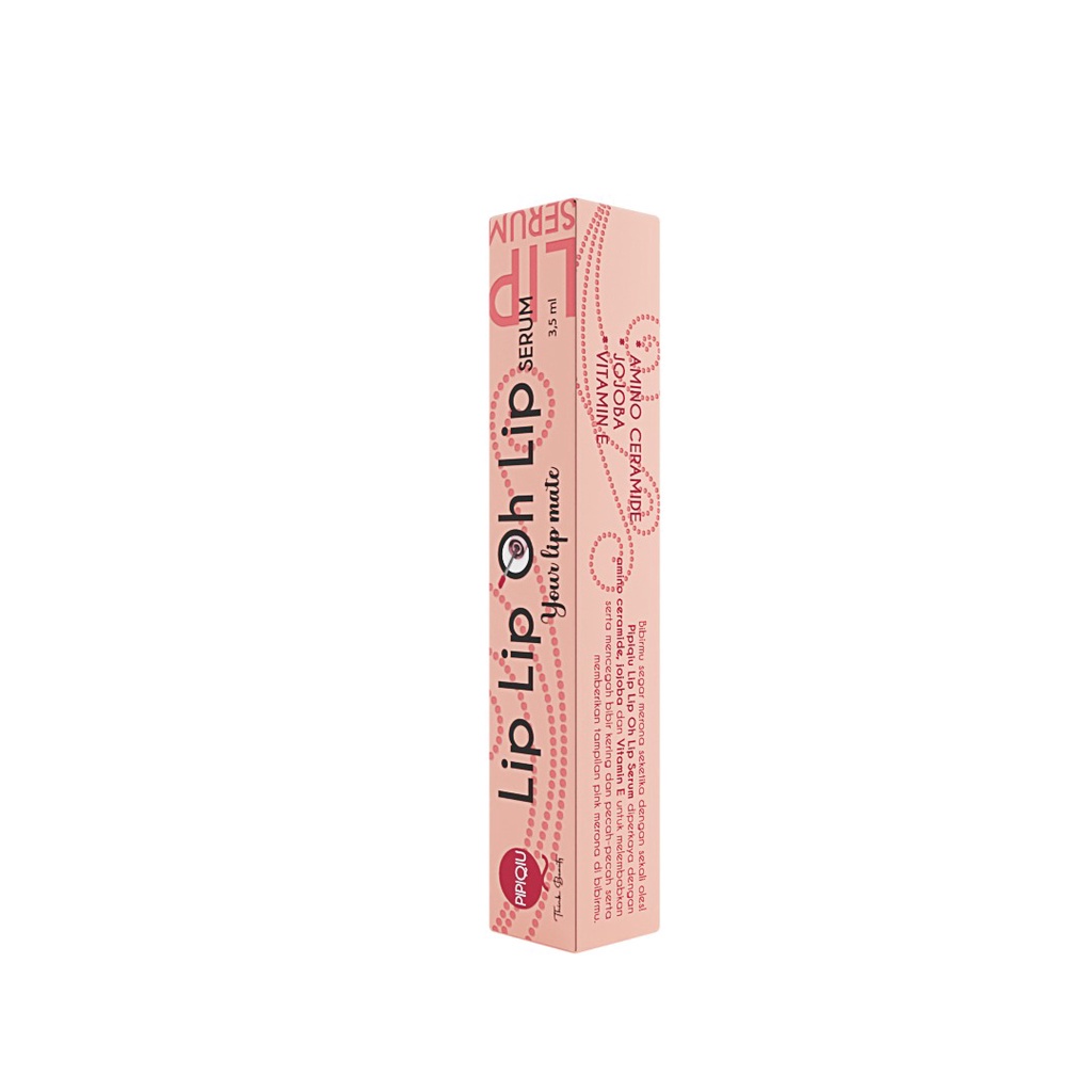 PIPIQIU Lip Serum Lipgloss Bening Lip Balm I Serum Bibir Pink Alami promo sultan