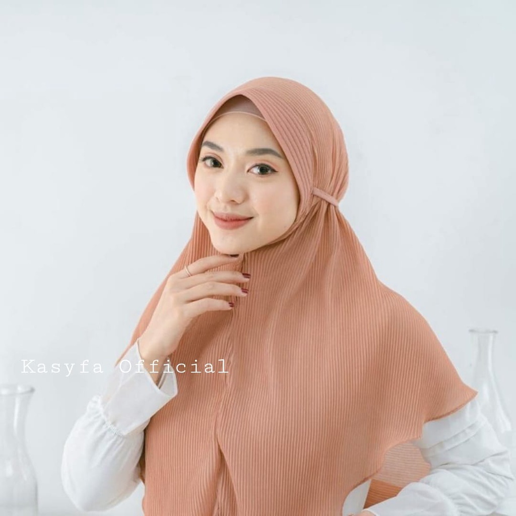 HIJAB BERGO MARYAM PED FULL PLISKET TALI