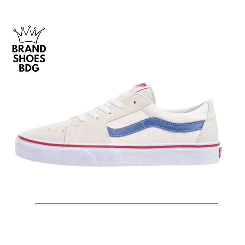 Vans Sk8-Low Classics"White/Navy BNIB Original Guarante
