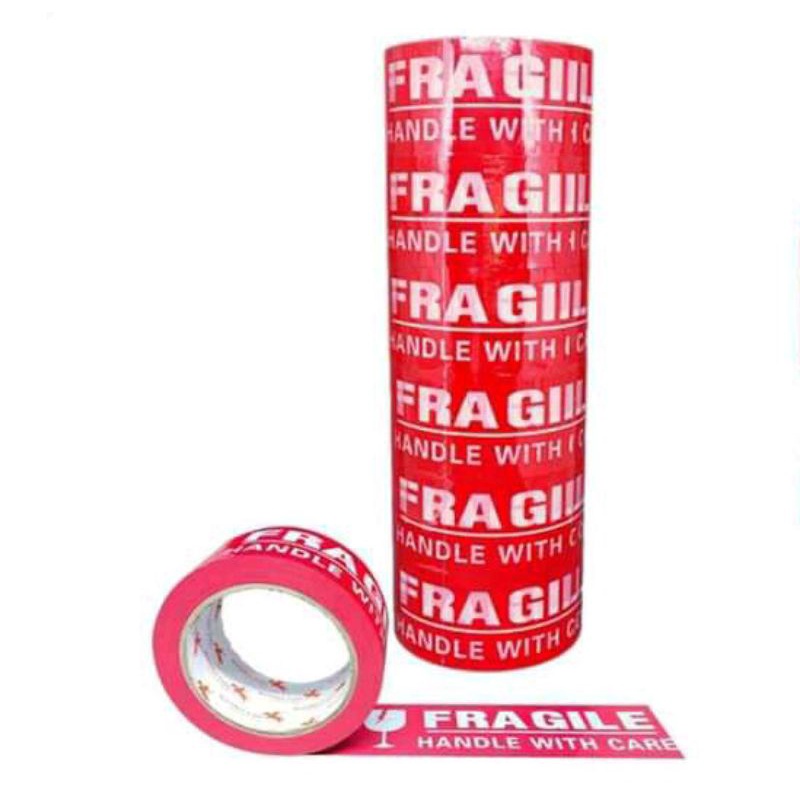 

Lakban Fragille Fragil Jangan Dibanting Awas / tambahan packing