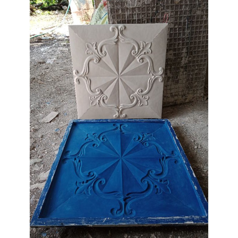 cetakan panel dinding 3D 50x50
