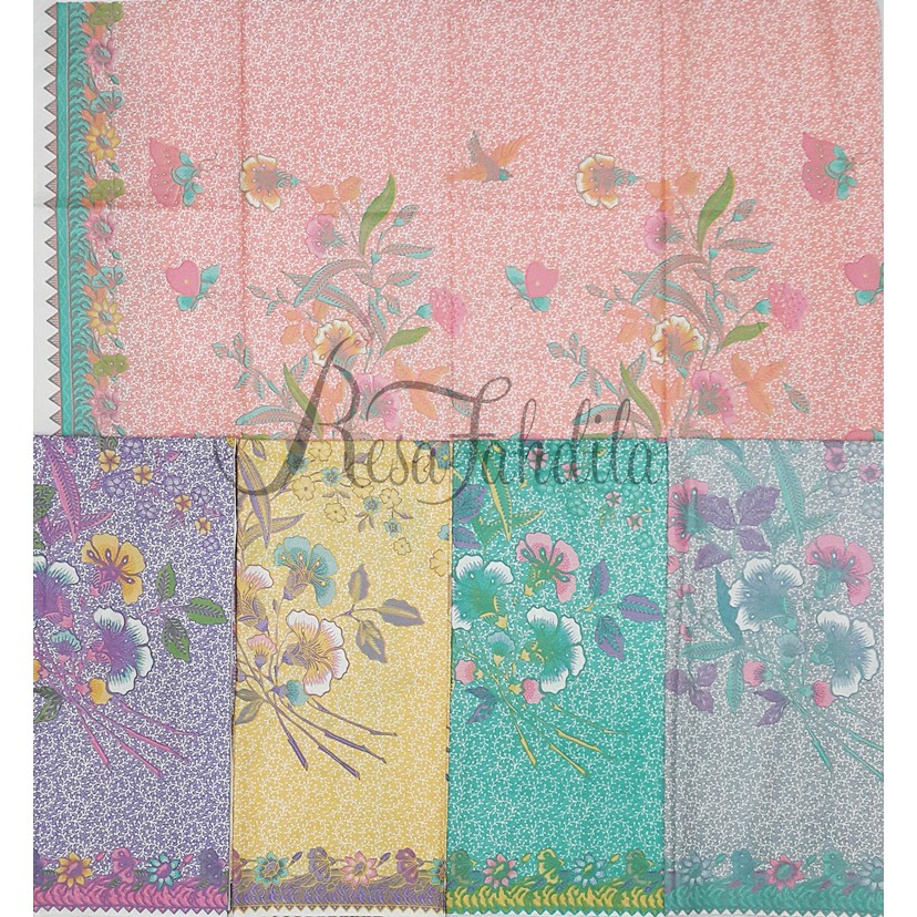 Kain Batik Pastel Murah - Kain Batik Semarangan -  Resa Fahdila Boutique