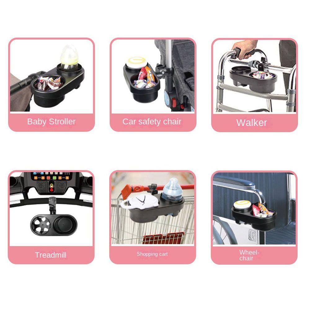 Agustina Stroller Cup Holder Adjustment Kid Carriage Aksesoris Makanan Snack Tray Strollers Botol Cup Holder