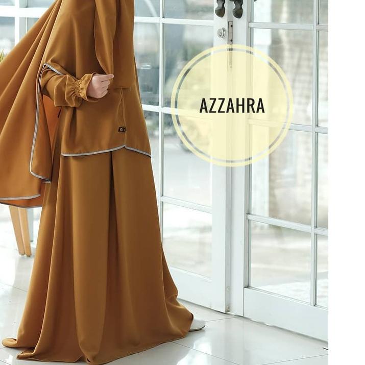 Azzahra Kids Syar'i + Jilbab Free Cadar 8-10 Tahun / Gamis Anak Perempuan Terbaru / Murah / Muslim /