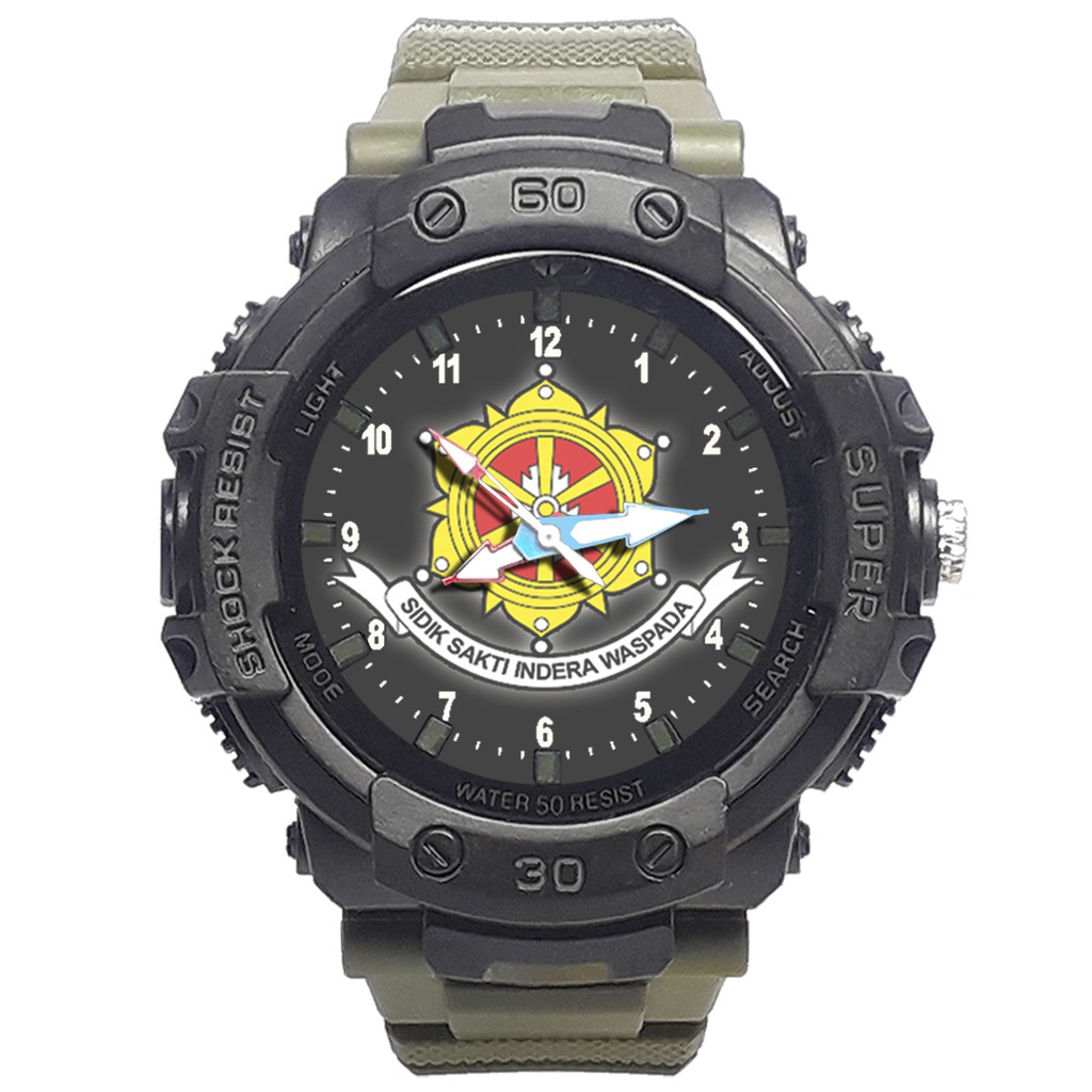 Jam Tangan  LOGO BARESKRIM SPORT Bagus