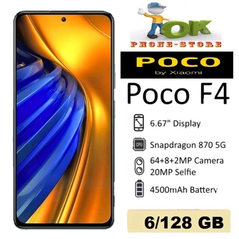 XIAOMI POCO F4 GT 5G & F3 6/128 8/256 GB GARANSI RESMI XIAOMI-F4 5G [6/128 GB]