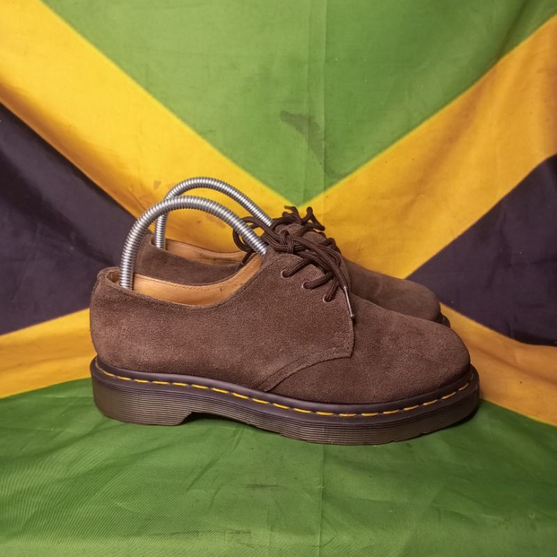 dr martens 1461 brown suede