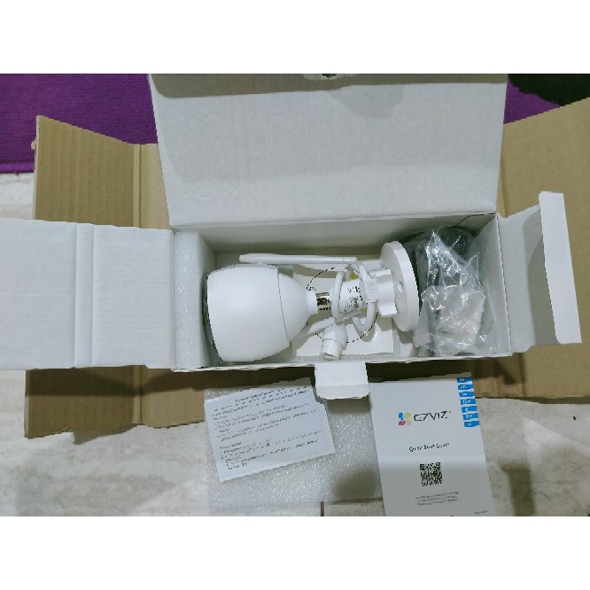 Ezviz C3N 1080P CCTV Outdoor IP Camera Color Night Vision - Garansi Resmi