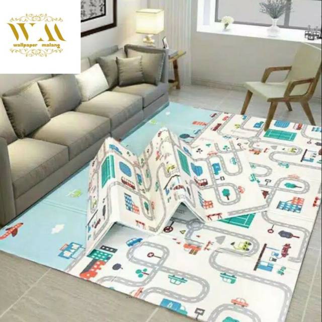 Playmat Bayi Matras Bayi Karpet Lipat Bayi MOTIF RANDOM WHFURNITURE