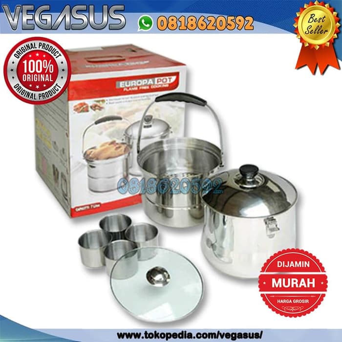 TERBARU IZZY COOK EUROPA POT PANCI MASAK HEMAT GAS CEPAT MATANG