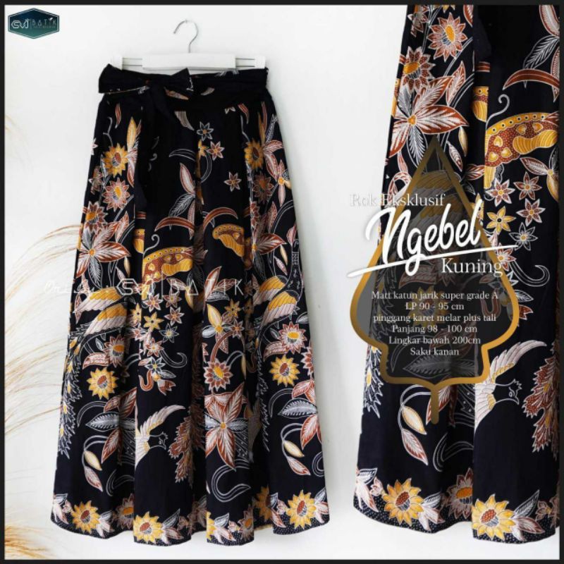 ROK BATIK payung allside M L XL bisa COD