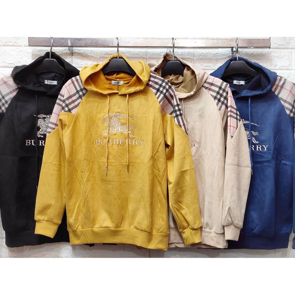 Jaket Suede Sweater Burberry Terbaru