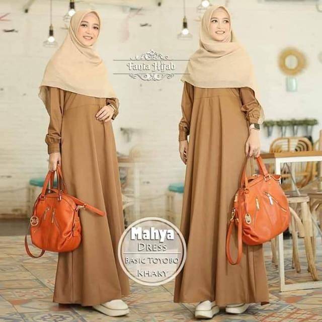 Mahya khaki/gamis pns