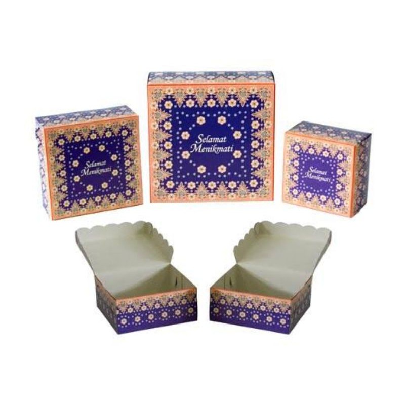 DUS KUE SNACK BOX TEMPAT ROTI KOTAK MAKANAN BOX NASI OKEY 18X18 20X29