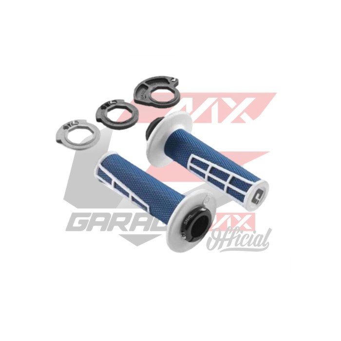 HANDGRIP ODI EMING V2 LOCK ON GRIPS HUSQVARNA - BLUE WHITE