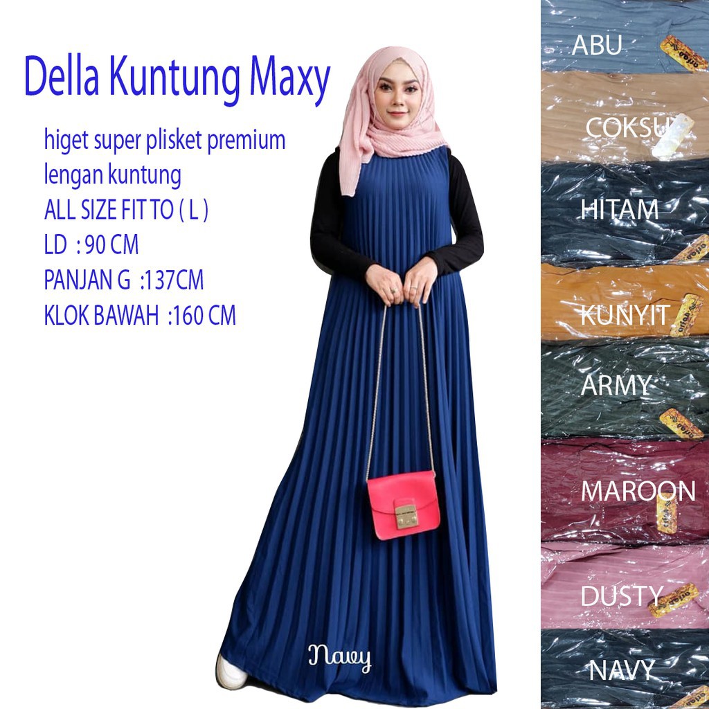 TERMURAH GAMIS PRISKET // GROSIR ALANJAYA // BAHAN HYGET PREMIUM