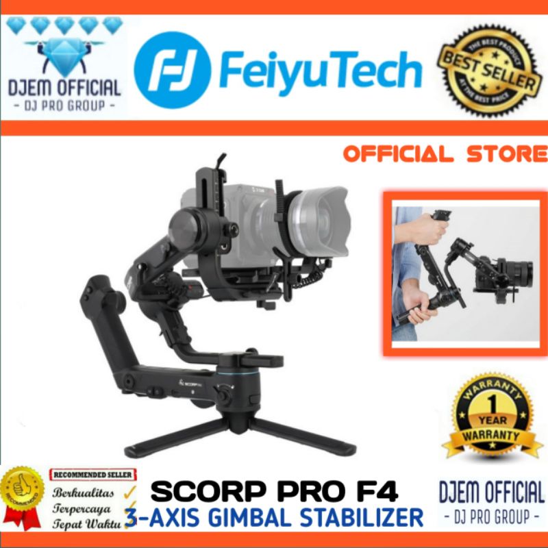 FEIYU TECH SCORP PRO F4 3-Axis Gimbal Stabilizer Video Camera FeiyuTech Scorp F4 Pro Feiyu Scorp Pro