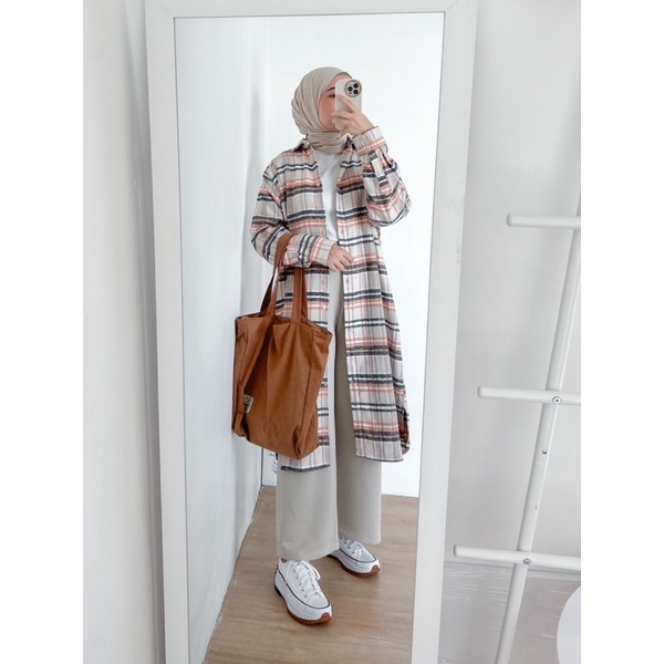 Bymeldev Kemeja Flanel Tunik