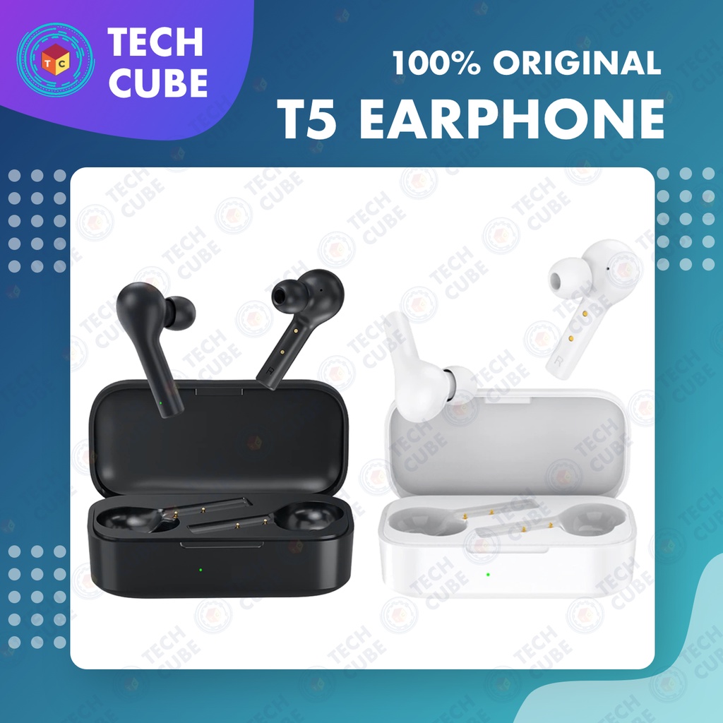 QCY T5 Headset Bluetooth 5.0 Wireless TWS Earphone Touch