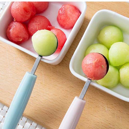 Alat Kerokan Buah / Cetakan Cocktail / Fruit Baller Carving Scoop 2 in 1 / Cocktail Tools 2 in 1