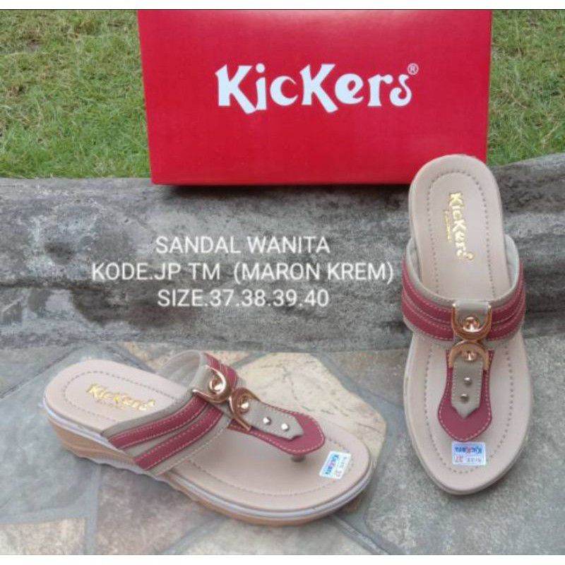 Sandal slop srampat wanita cewek santai resmi casual sendal selop asli harga terjangkau