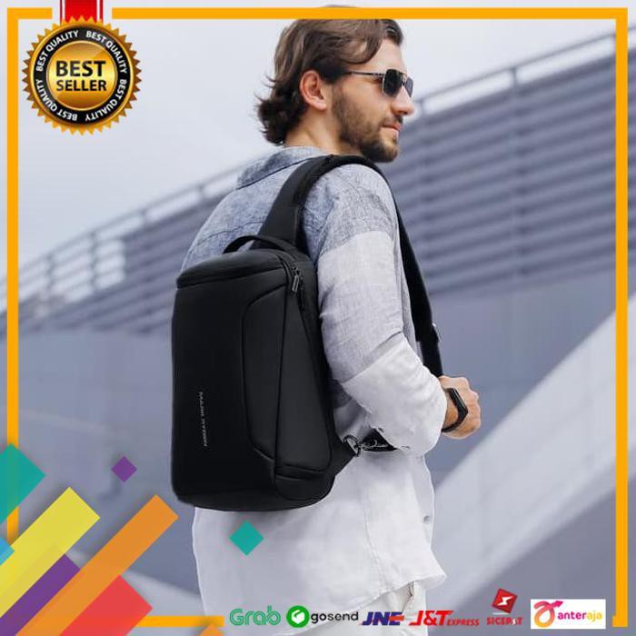 SALE.. MARK RYDEN MR7069 CROSSBODY SHOULDER BAG - TAS SELEMPANG SLING - BLACK ..TERMURAH