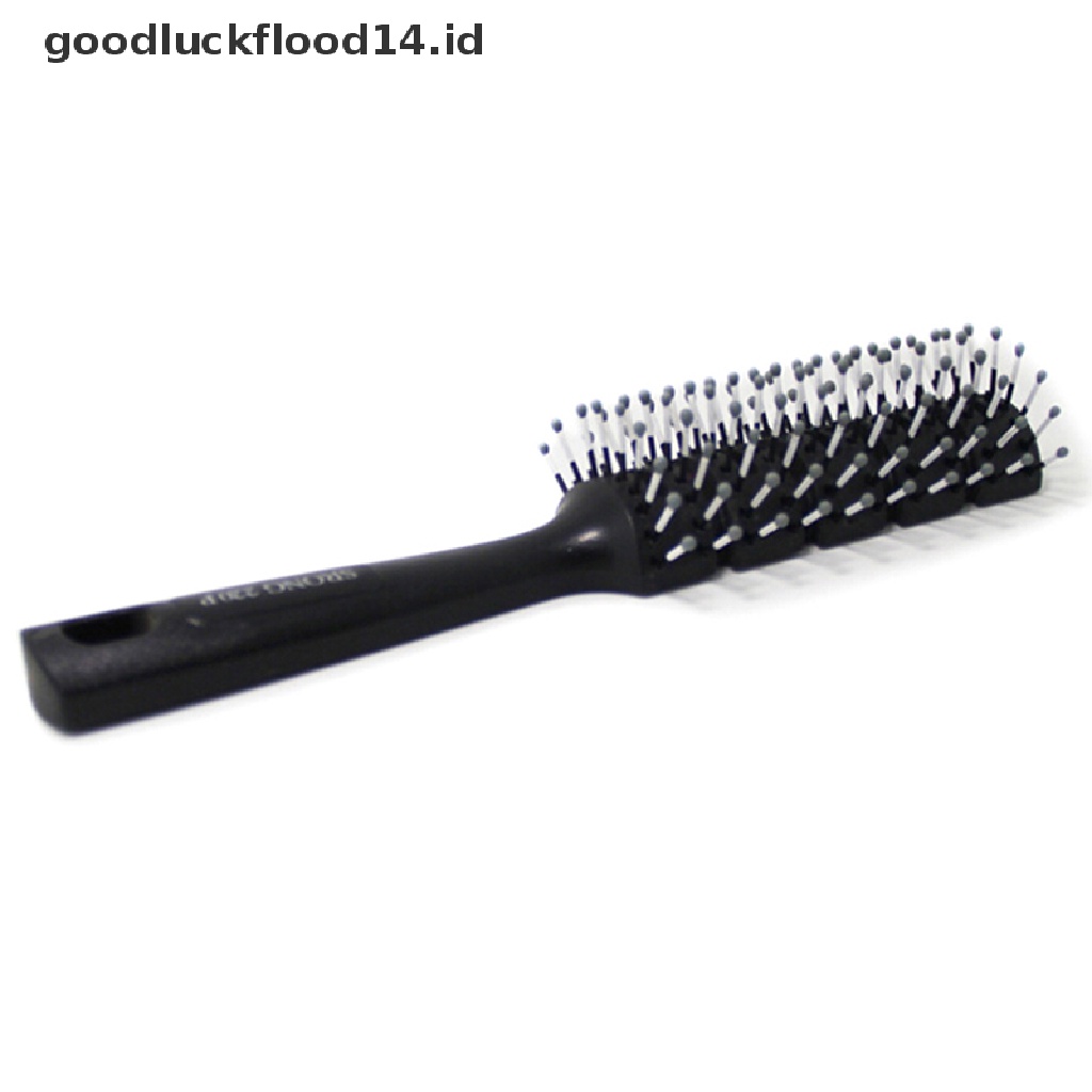 [OOID] 1Pc Fashion Men Hair Brush Ceramic Iron Round Comb Barber Dressing Salon Styling ID