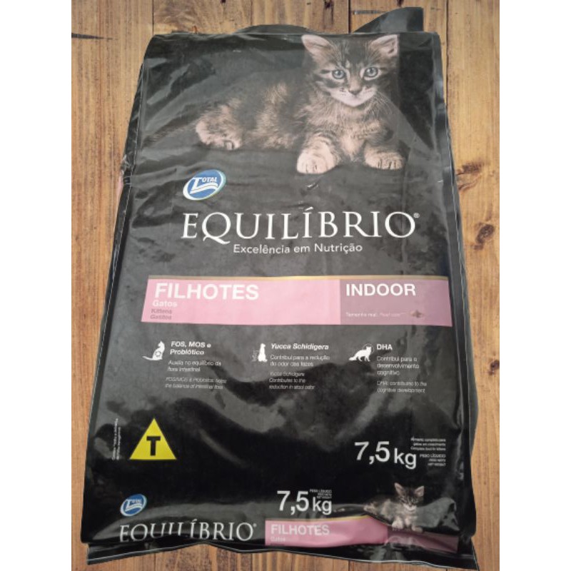 Cat Food Equilibrio kitten 7,5 kg filhotes indoor