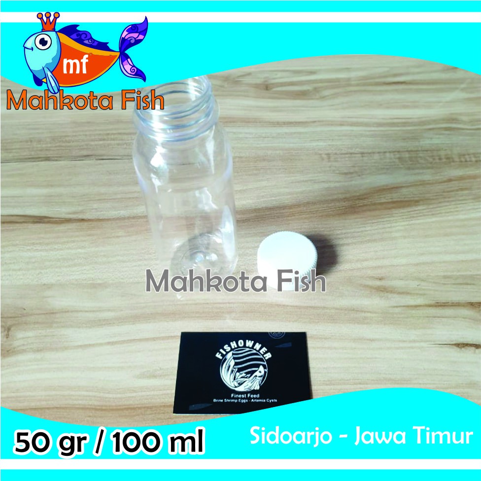 Botol Artemia FishOwner | Botol Repack 50 gr / 100 ml Artemia FishOwner