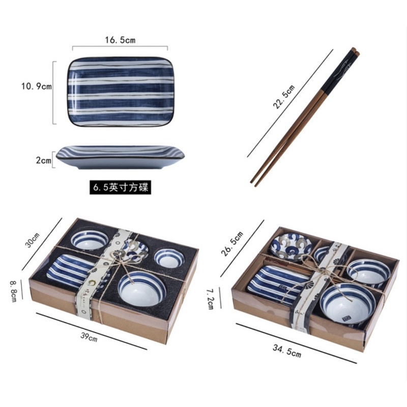 Japanese Dinningware Mori Set cocok buat kado / hamper