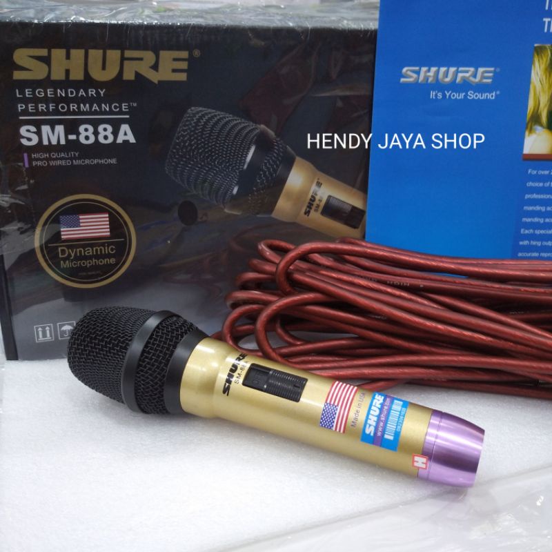 Mic Shure sm-88a Legendary Perfomance mic terbaik