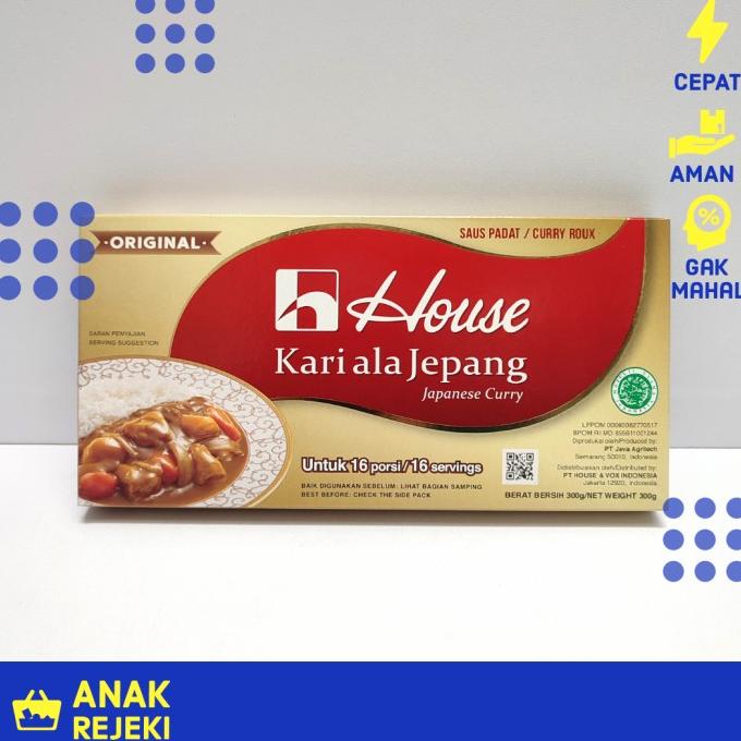 

~^~^~^] House Kari ala Jepang 300gr (16porsi) - Saus Padat Kari Curry Roux