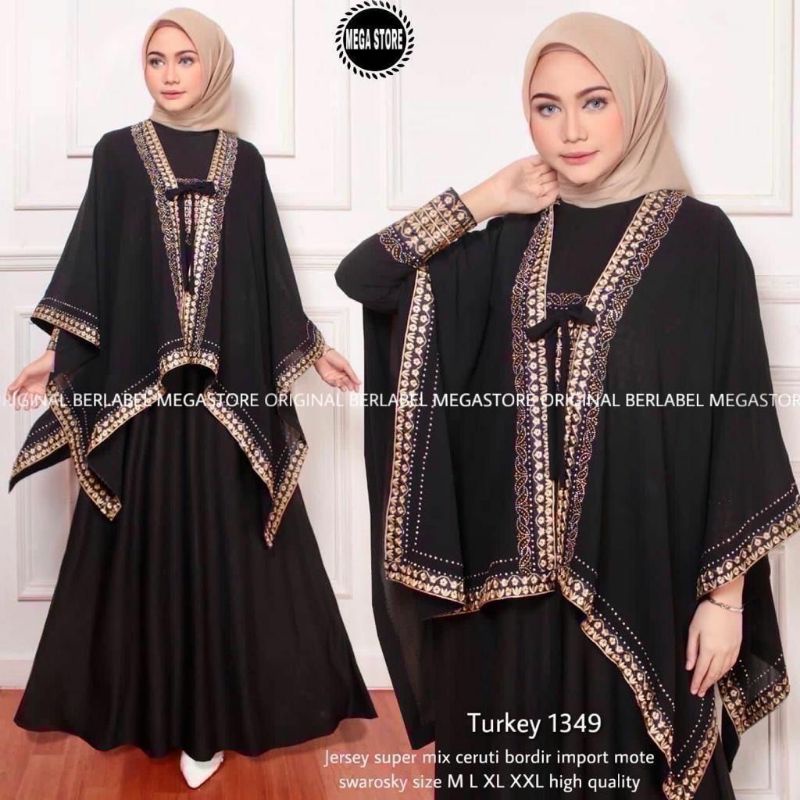 [COD] ABAYA TURKEY EXCLUSIVE  1349,1432 //Bisa COD //