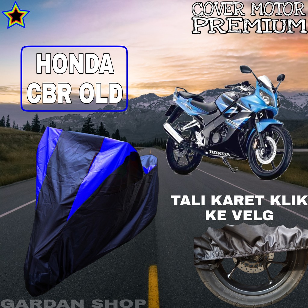 Sarung Motor HONDA CBR OLD Hitam BIRU Body Cover honda PREMIUM