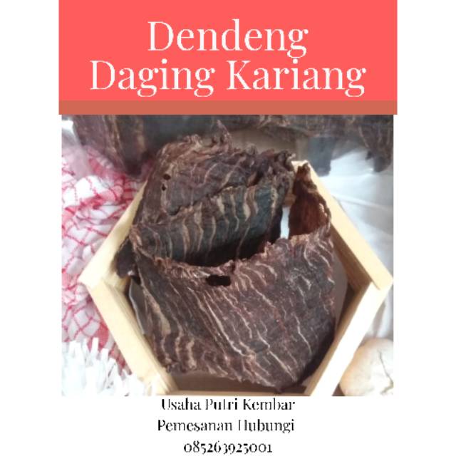 

Dendeng daging kering khas ranah minang