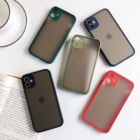 Casing Soft Case TPU Matte Warna Polos untuk iPhone 6 6S 6Plus 7Plus