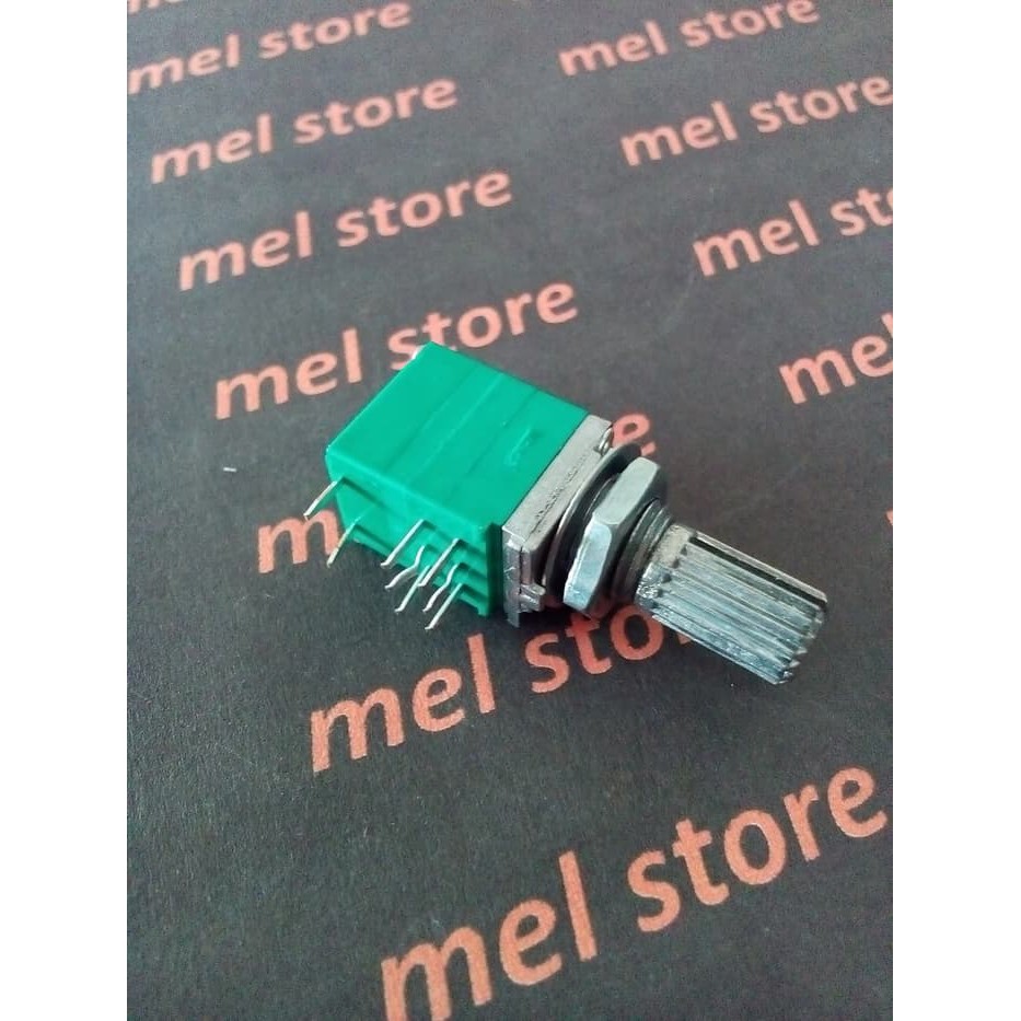 Potensiometer Stereo Plus Switch 8 Pin 50k RV097GS RV097NS