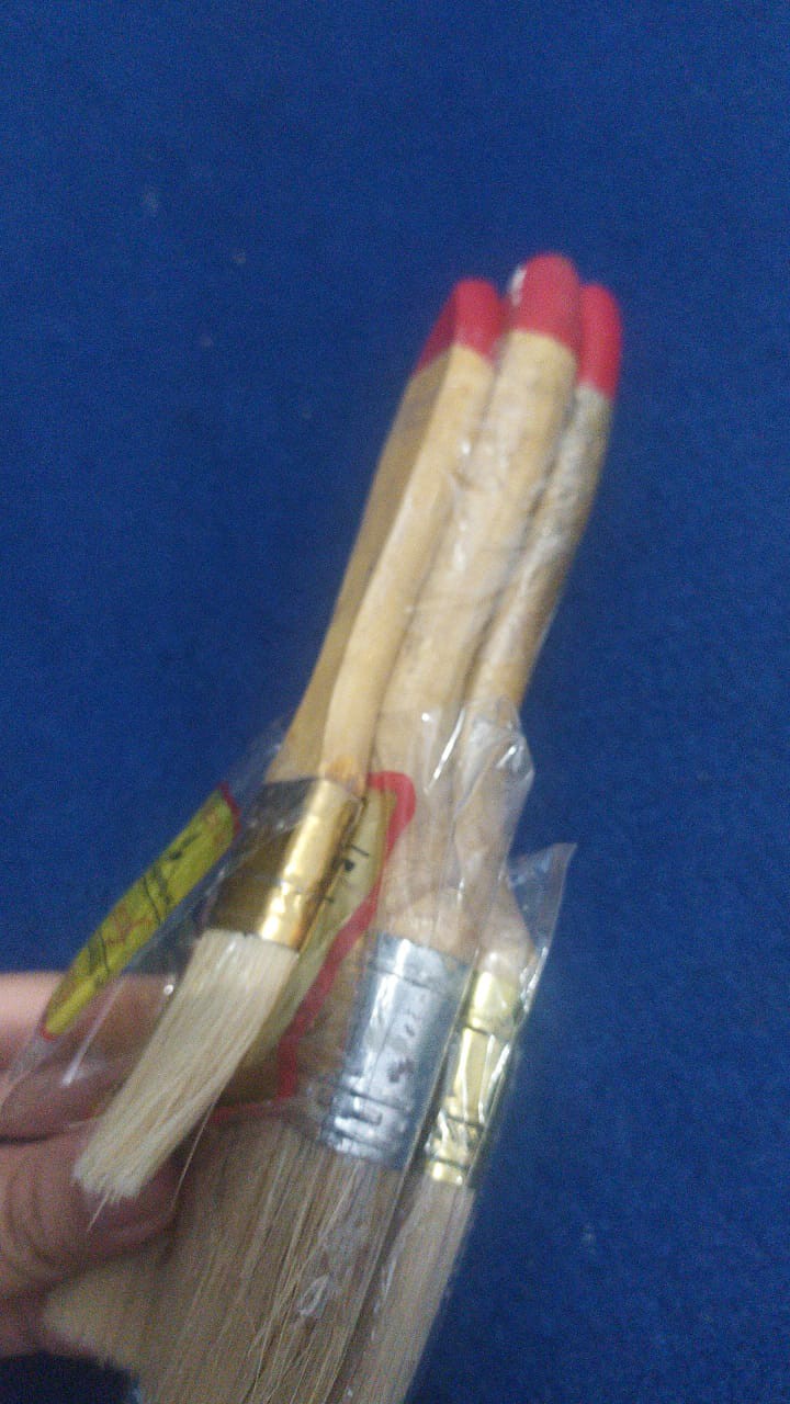 Kuas Cat Tembok Putih 1” Kuas Vernish Kuas Pernis 1 Inch