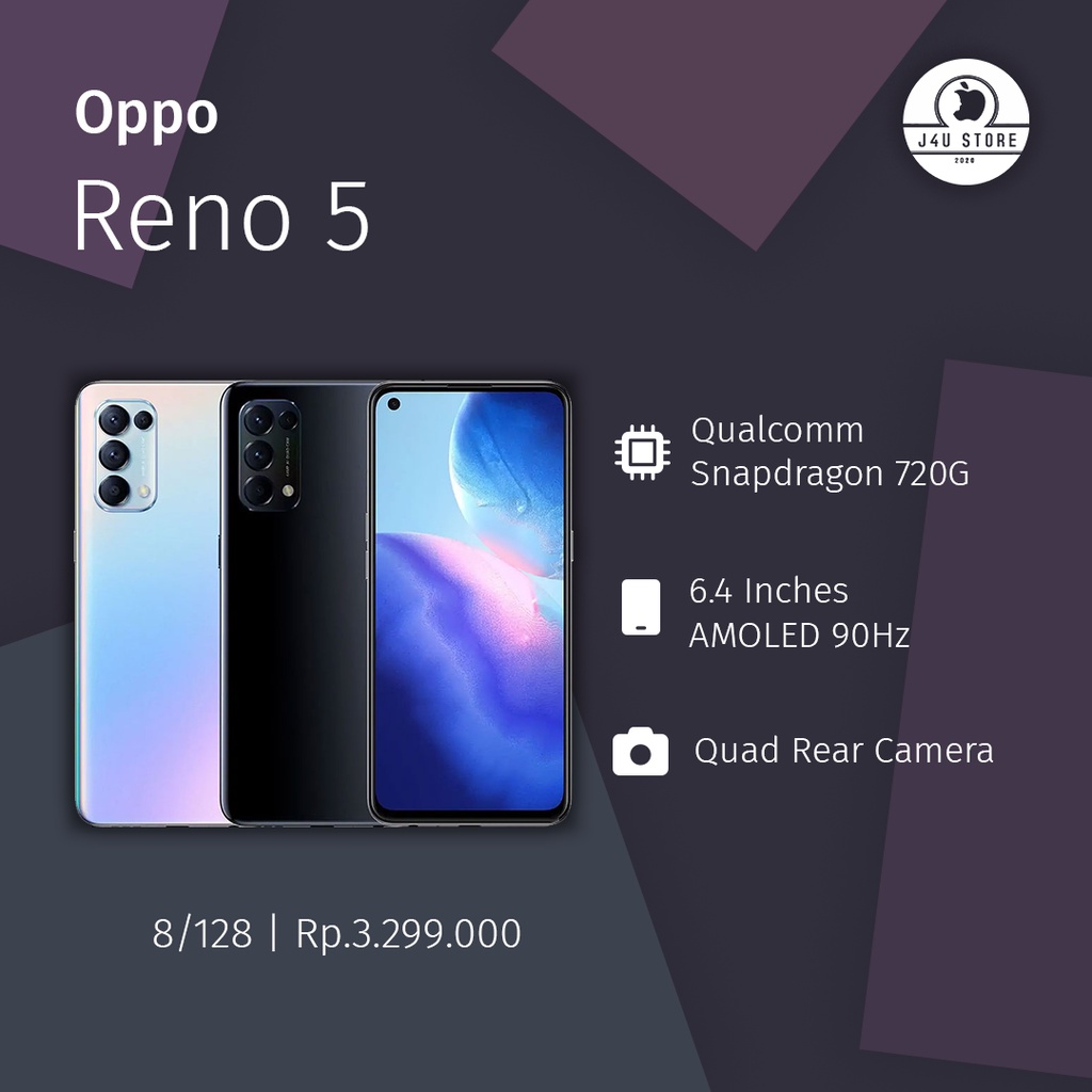 Oppo Reno 5 8/128 Second Resmi